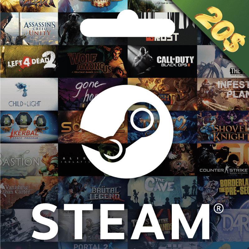 steam 20 dollar tunisie tn
